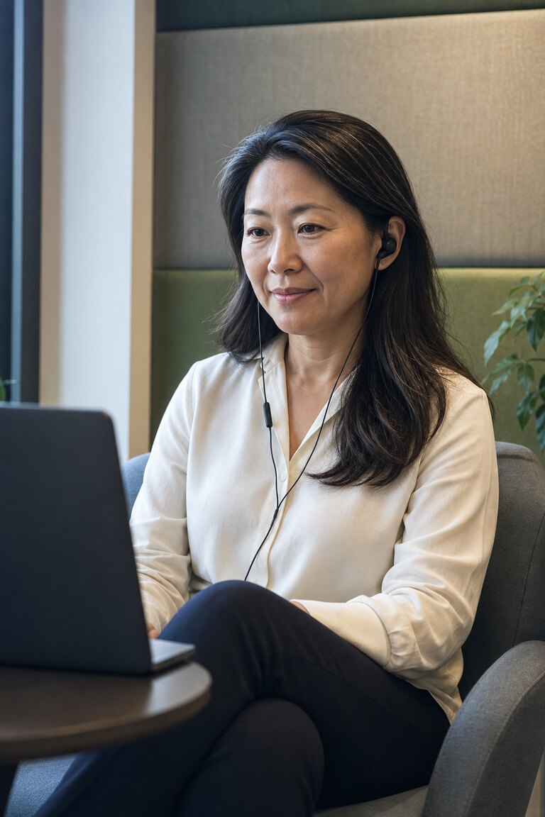 Colaboradora em plantão psicológico online