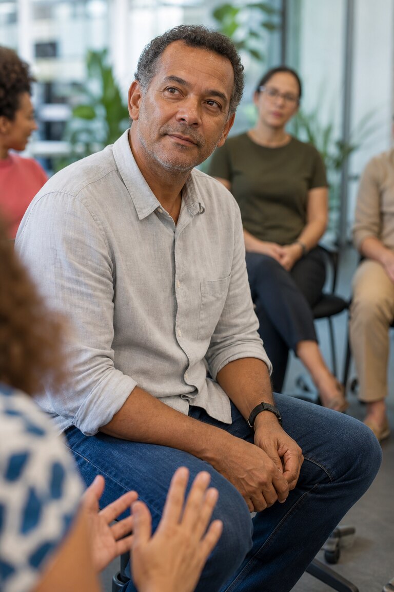 Colaborador participando de programa de cuidado